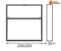 Jupiter 6W LW453 Led Bahçe Aplik 3000K Günışığı